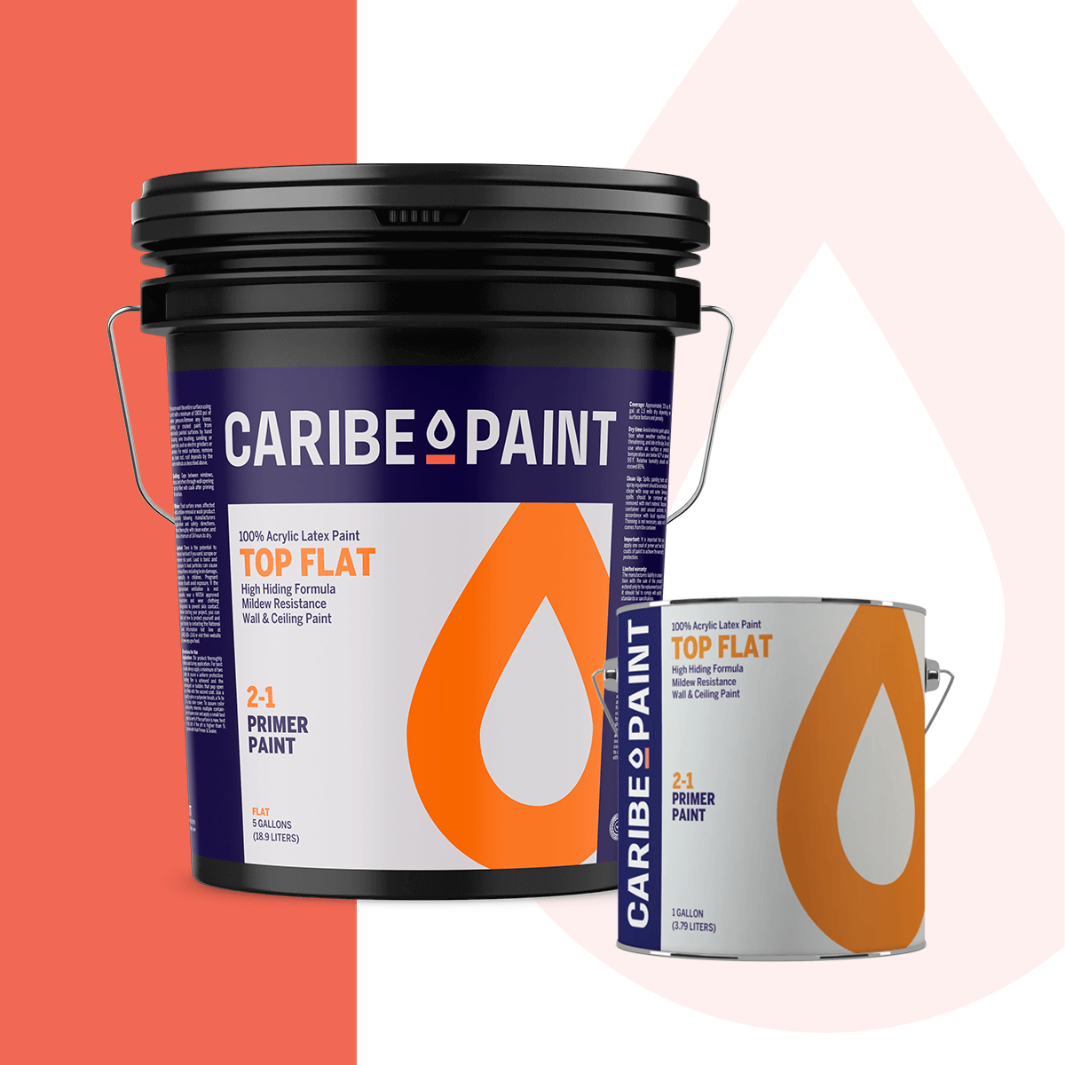Top Flat - Pintura 100% Acrílica 2 en 1