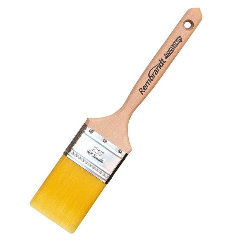 Rembrandt Professional Paint Brush Flat Sash Nylyn (Brocha Profesional Rembrandt Plana Nylon)